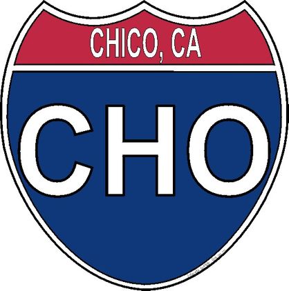 US Interstate Sticker Chico California