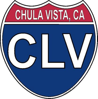 US Interstate Sticker Chula Vista California