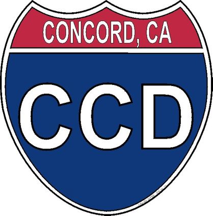 US Interstate Sticker Concord California