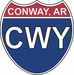 US Interstate Sticker Conway Arkansas