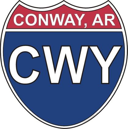 US Interstate Sticker Conway Arkansas