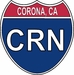US Interstate Sticker Corona California