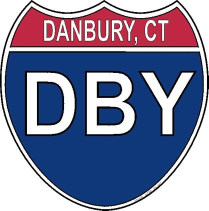 US Interstate Sticker Danbury Connecticut