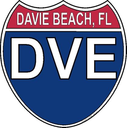 US Interstate Sticker Davie Beach Florida