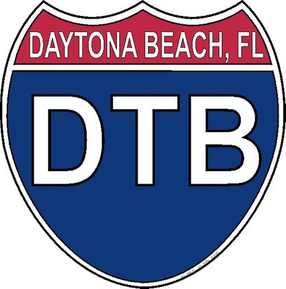 US Interstate Sticker Daytona Beach Florida