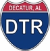 US Interstate Sticker Decatur Interstate Sticker