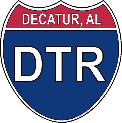 US Interstate Sticker Decatur Interstate Sticker