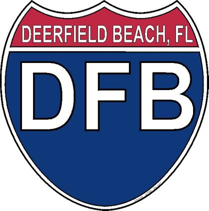 US Interstate Sticker Deerfield Beach Florida