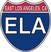 US Interstate Sticker East Los Angeles California