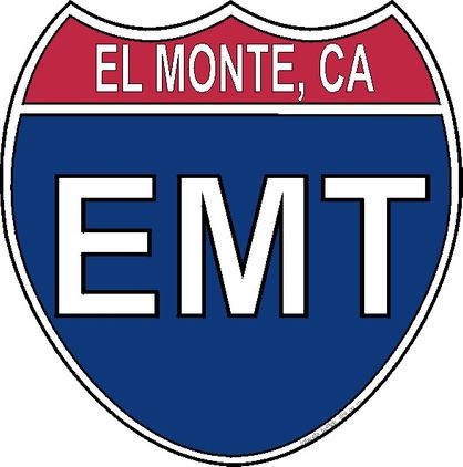 US Interstate Sticker El Monte California