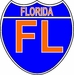US Interstate Sticker Florida