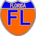 US Interstate Sticker Florida