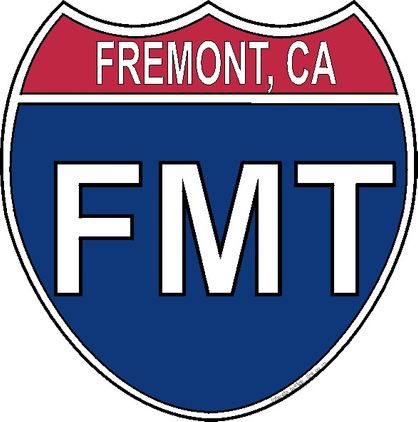 US Interstate Sticker Fremont California