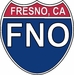 US Interstate Sticker Fresno California