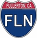US Interstate Sticker Fullerton California
