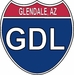 US Interstate Sticker Glendale Arizona