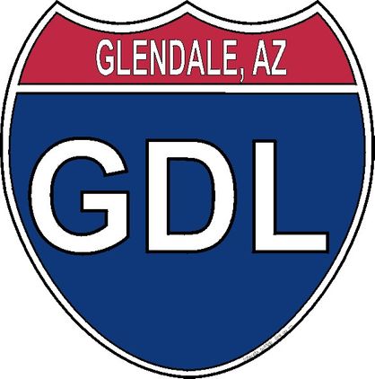 US Interstate Sticker Glendale Arizona