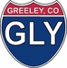 US Interstate Sticker Greeley Colorado