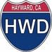 US Interstate Sticker Hayward California