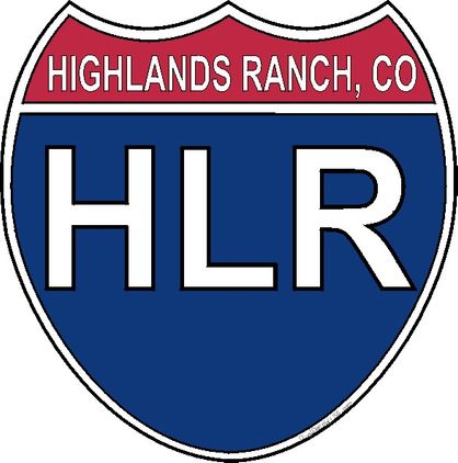 US Interstate Sticker Highlands Ranch Colorado