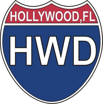 US Interstate Sticker Hollywood Florida