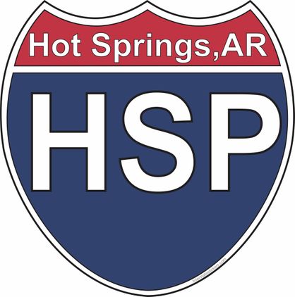 US Interstate Sticker Hot Springs Arkansas