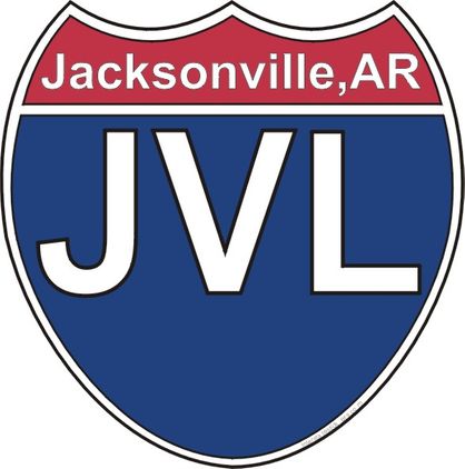 US Interstate Sticker Jacksonville Arkansas