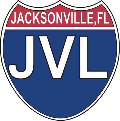 US Interstate Sticker Jacksonville Florida