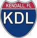 US Interstate Sticker Kendall Florida
