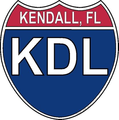 US Interstate Sticker Kendall Florida