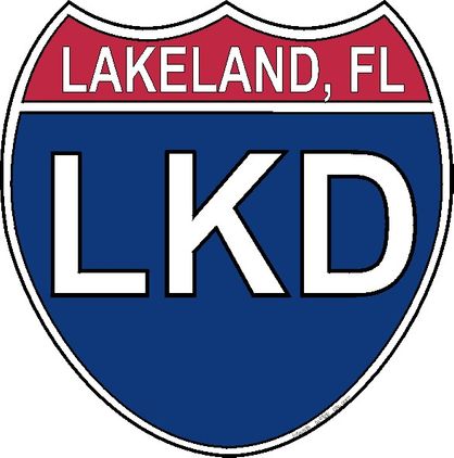 US Interstate Sticker Lakeland Florida