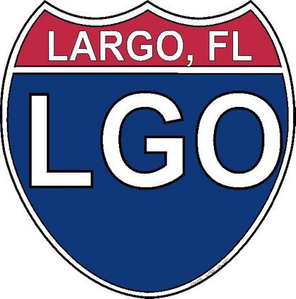 US Interstate Sticker Largo Florida