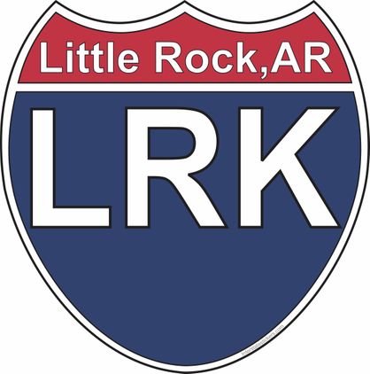US Interstate Sticker Little Rock Arkansas