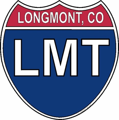 US Interstate Sticker Longmount Colorado