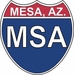 US Interstate Sticker Mesa Arizona