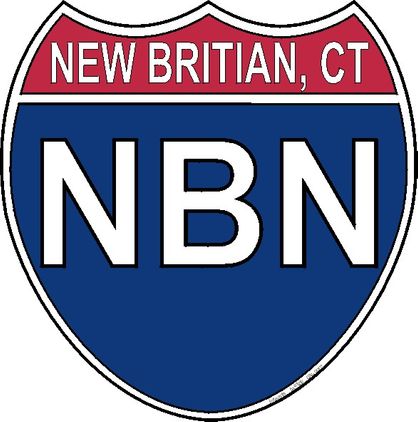 US Interstate Sticker New Britian Connecticut