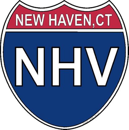 US Interstate Sticker New Haven Connecticut