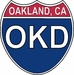 US Interstate Sticker Oakland California