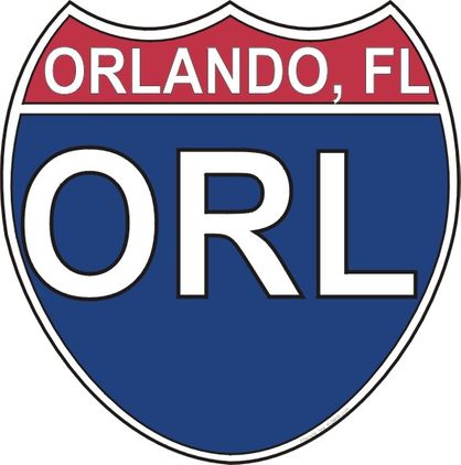 US Interstate Sticker Orlando Florida