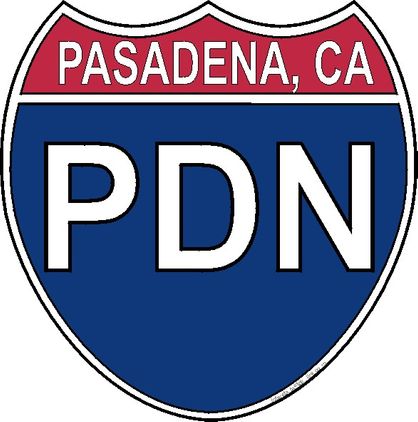 US Interstate Sticker Pasadena California