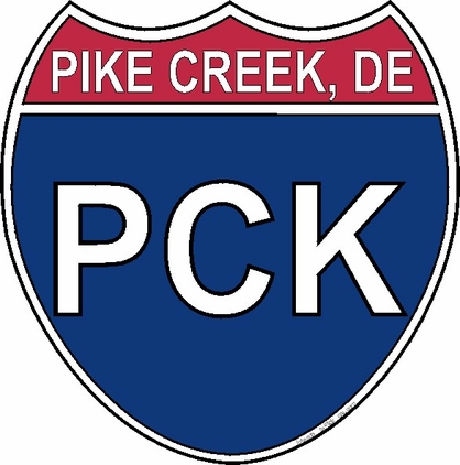 US Interstate Sticker Pike Creek Delaware