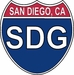 US Interstate Sticker San Diego California