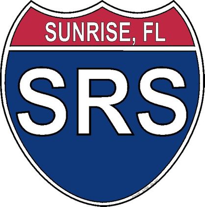 US Interstate Sticker Sunrise Florida