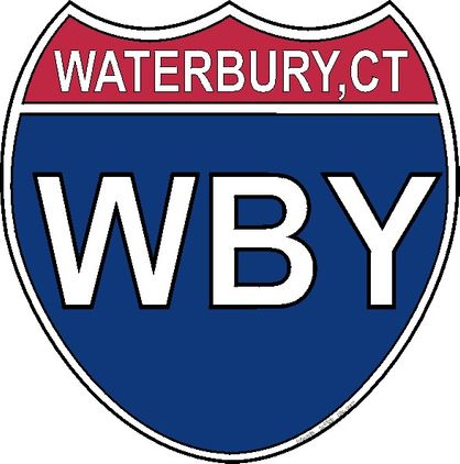US Interstate Sticker Waterbury Connecticut