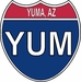 US Interstate Sticker Yuma Arizona