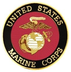 U.S. Marine CORPS 1-1/2" LAPEL PIN
