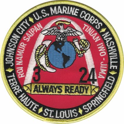 U.S. Marine Corps 3-24 Always Ready 4" Patch