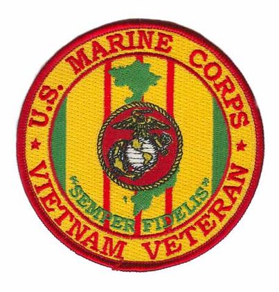 U.S. Marine Corps 4" Vietnam Veteran Patch