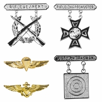 US Marine Corps Badges Thumbnail Illustration