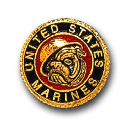 U.S. Marine CORPS BULLDOG <BR>MILITARY LAPEL PIN